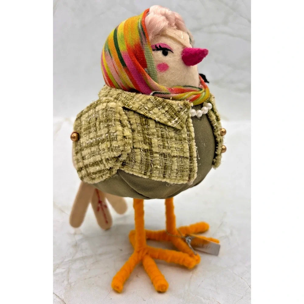 2024 Target Pride Featherly Friends Hollywood Movie Star Fabric Bird w/‎ Tag EUC